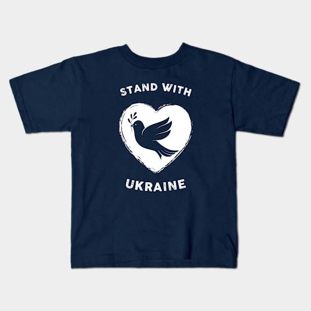 Stand with Ukraine Kids T-Shirt by Yurko_shop